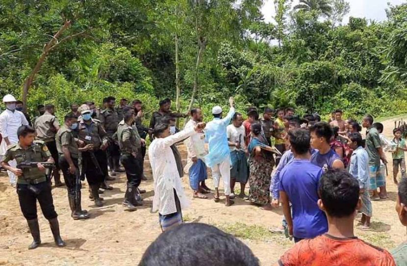 ত্রিপুরা পল্লীর জমি দখলচেষ্টার অভিযোগ আবুল খায়ের গ্রুপের বিরুদ্ধে